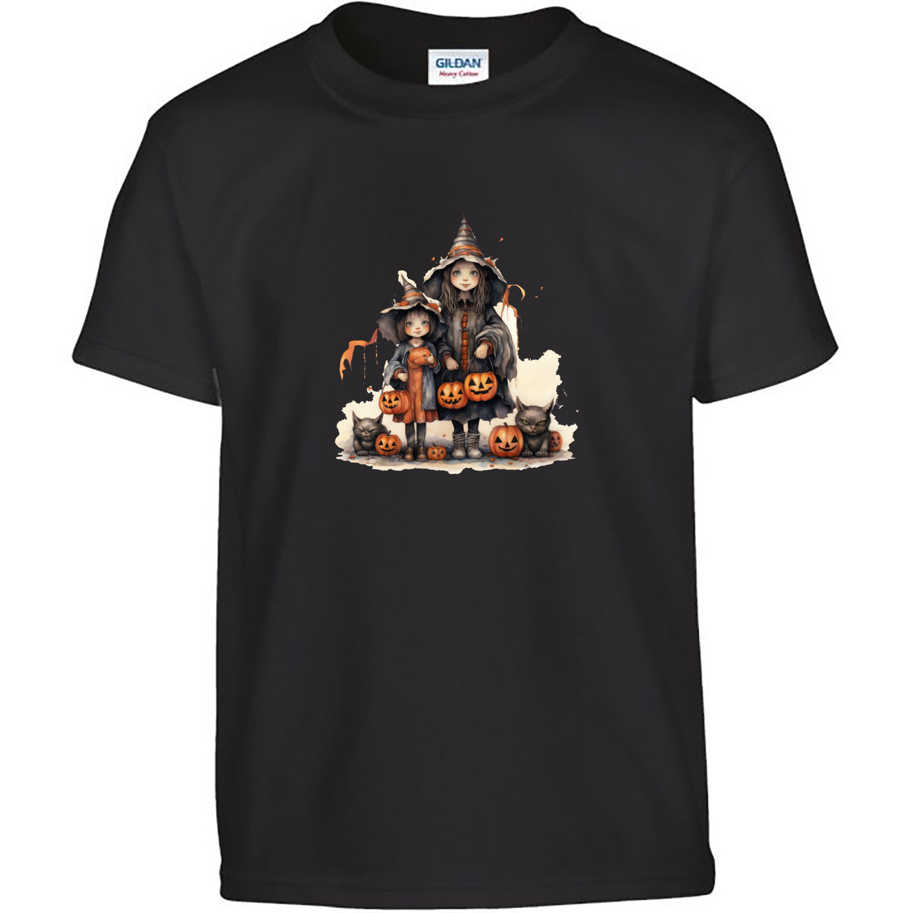 Halloween T-shirt, color print C