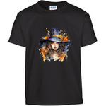Afbeelding in Gallery-weergave laden, Halloween T-shirt, color print C
