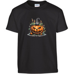 Afbeelding in Gallery-weergave laden, Halloween T-shirt, color print A
